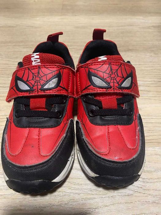 Світящі дитячі кросівки Спайдермен з LED-підсвіткою