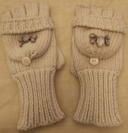 Рукавички - митенки перчатки