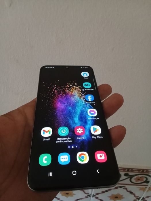 Samsung Galaxy a50s impressão digital no ecran