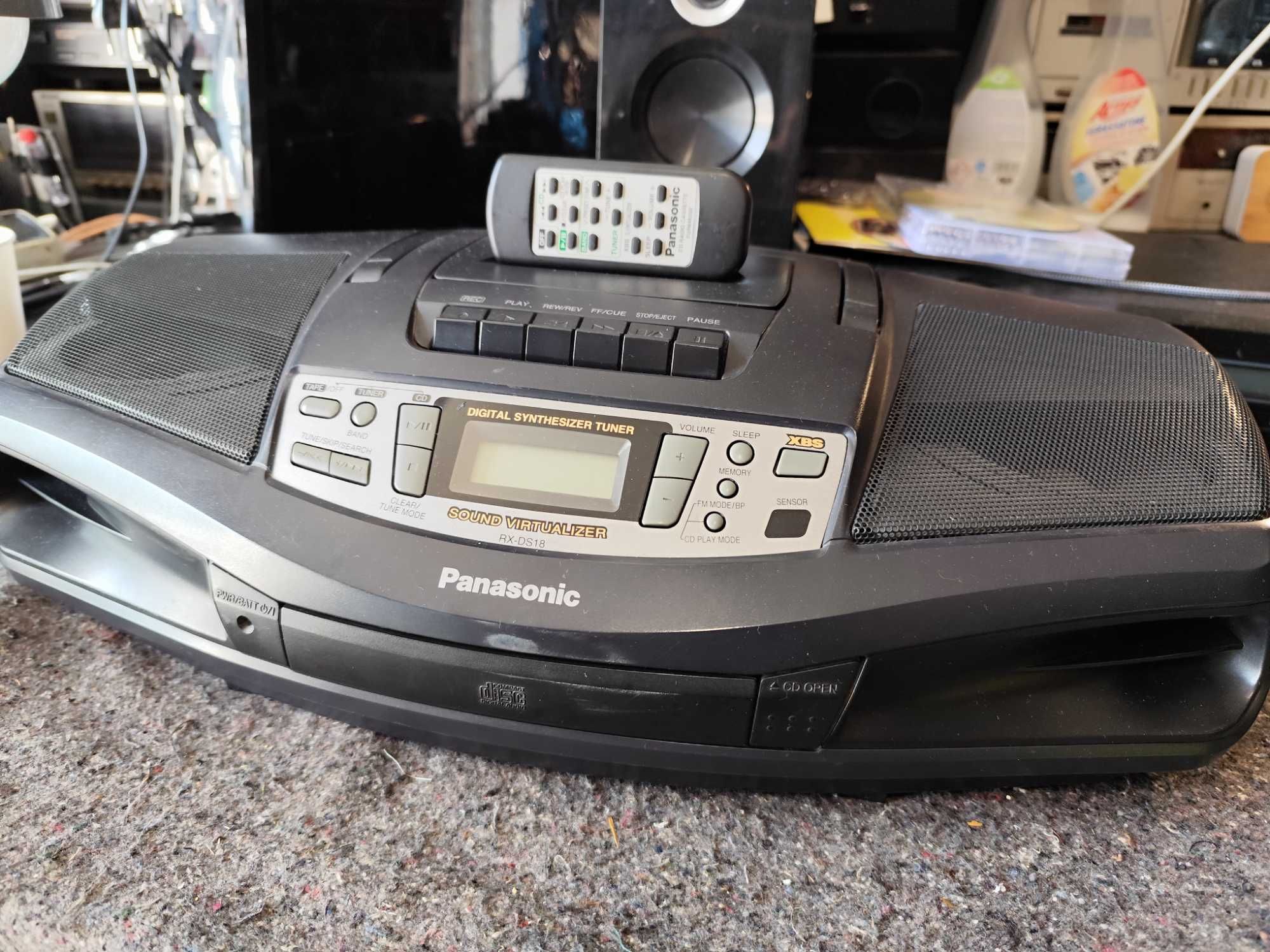 radiomagnetofon Panasonic RX-DS 18 z pilotem!