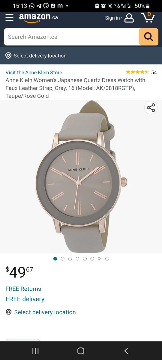 Продам жіночий годинник Anne Klein