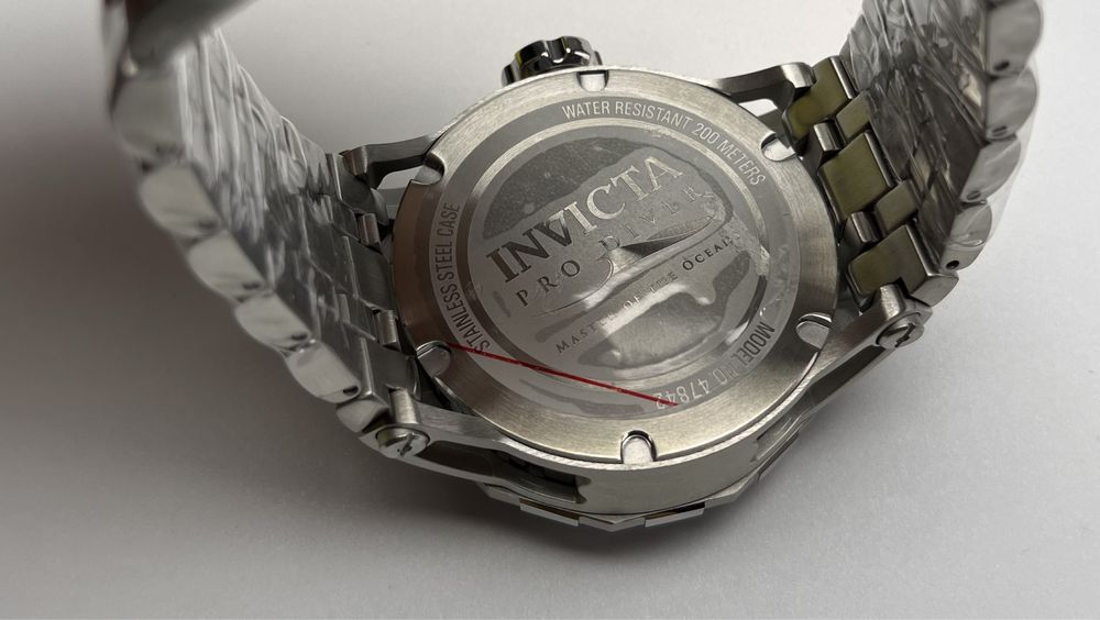 Invicta 47842, чоловічий дайверський годинник, інвікта про дайвер