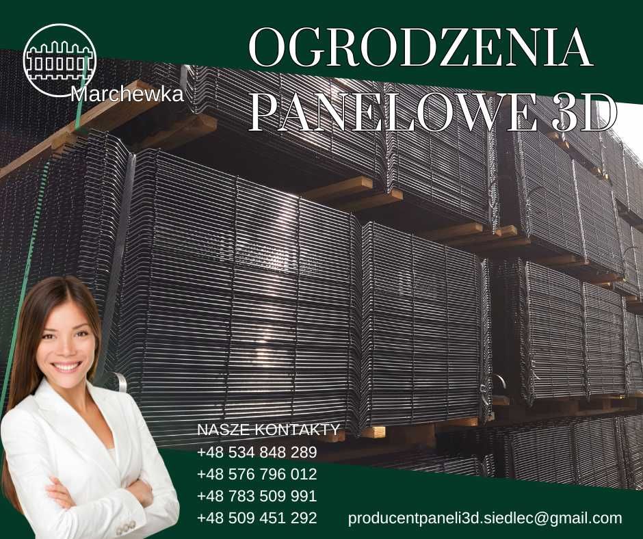 DOSTAWA 48H !!! Ogrodzenie Panelowe 3D dobra cena!!!