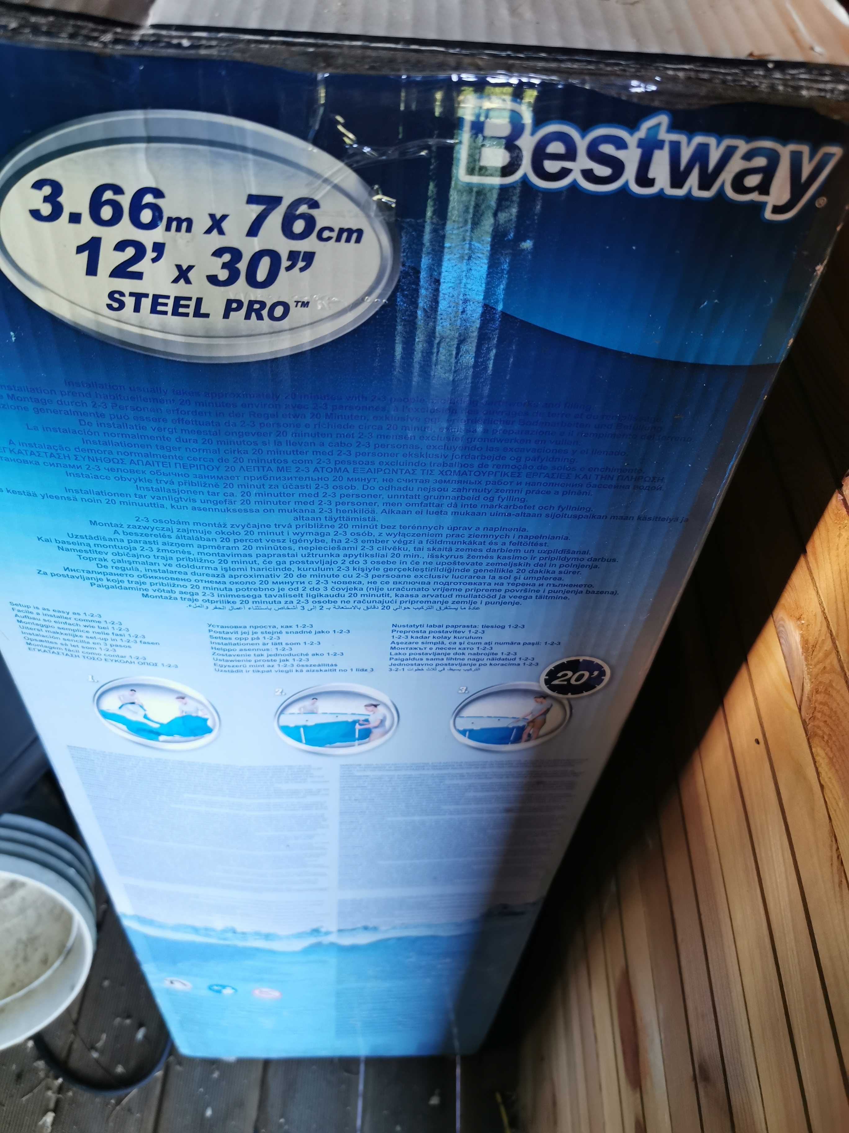 Basen bestway 3,55 x 76cm