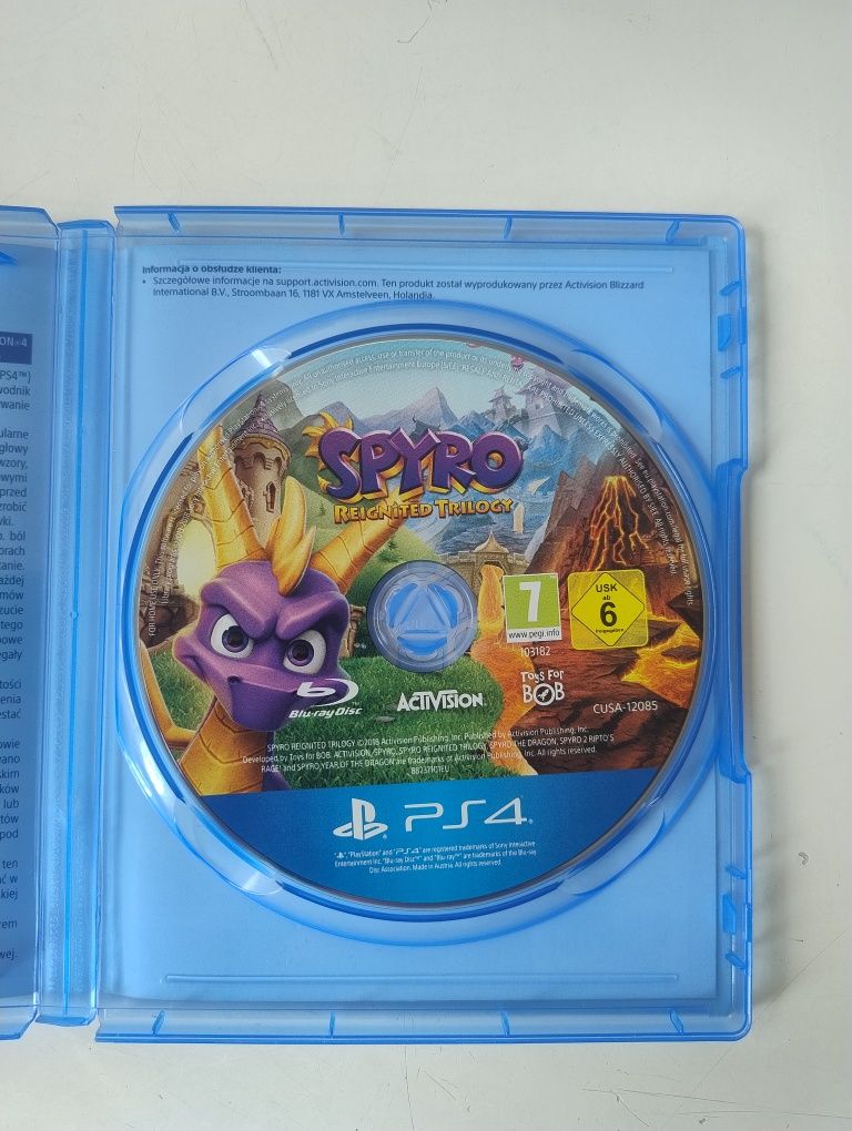 Sprzedam grę Spyro PL dubbing na PS4