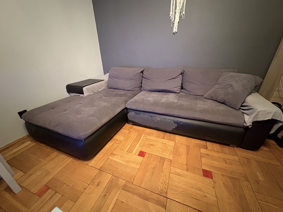 Narożnik z funkcja spania