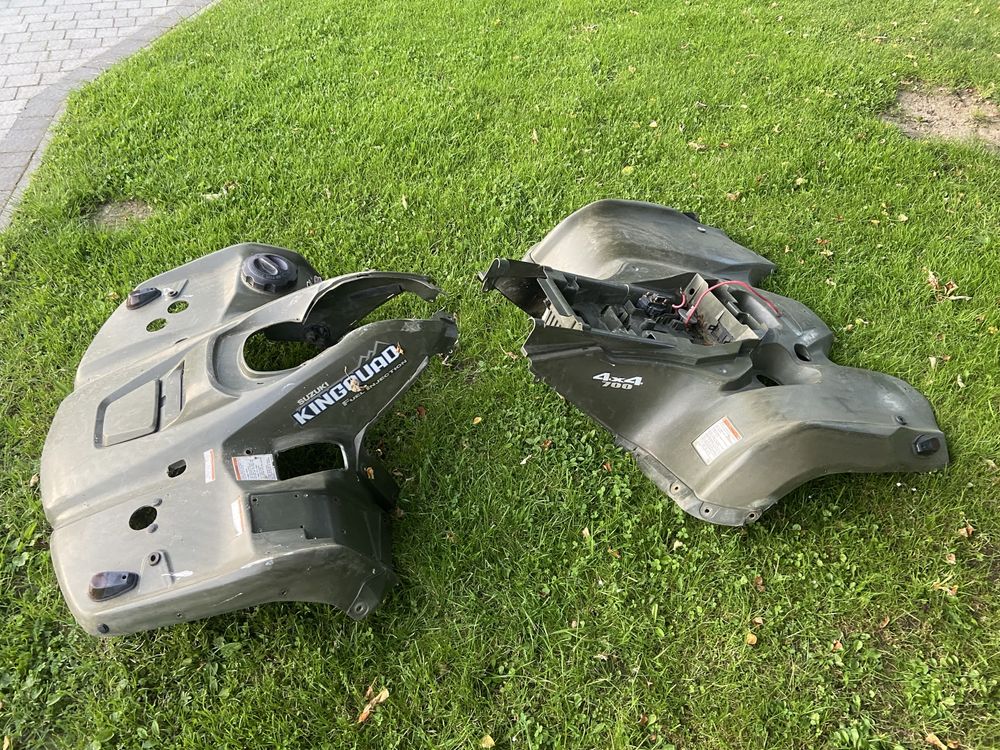 Plastiki osłony obudowy owiewki suzuki kingquad 700 kingquad 750