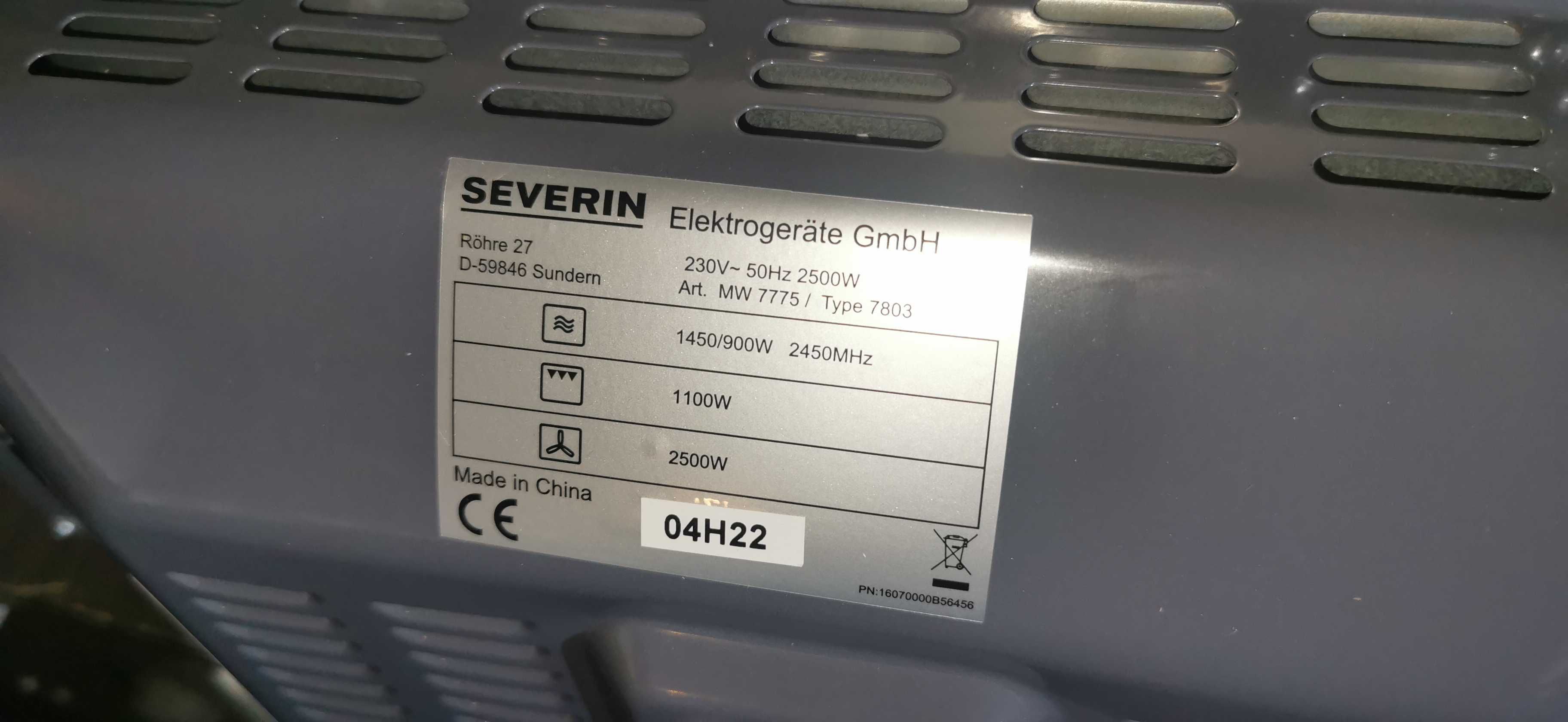 Kuchenka mikrofalowa wolnostojąca Severin MW 7775