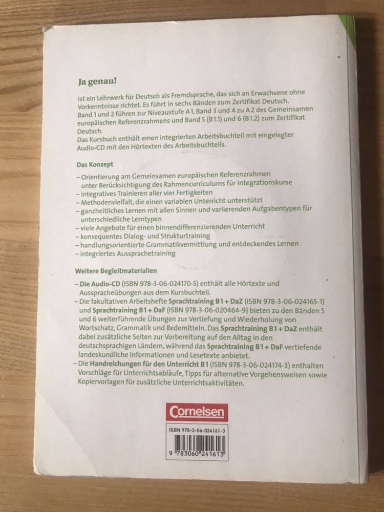 Ja genau! B1