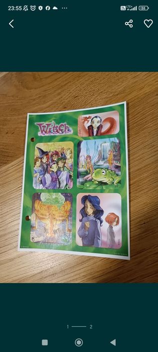 Karteczka Witch naklejka