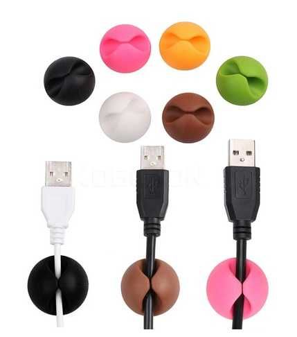 Clip organizar cabos usb