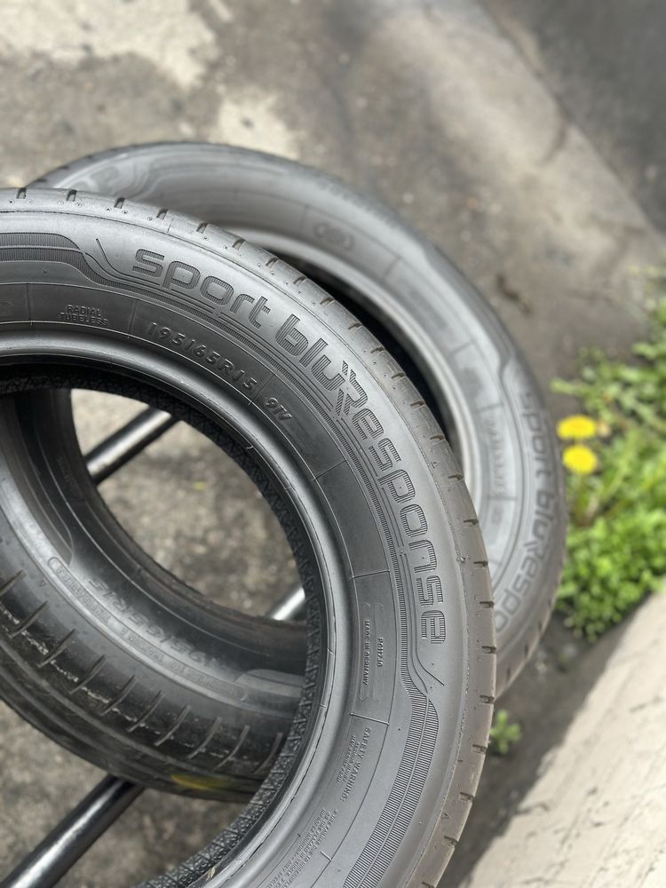 Dunlop Sport blueresponce 195/65 r15 2021 рік 7-6мм