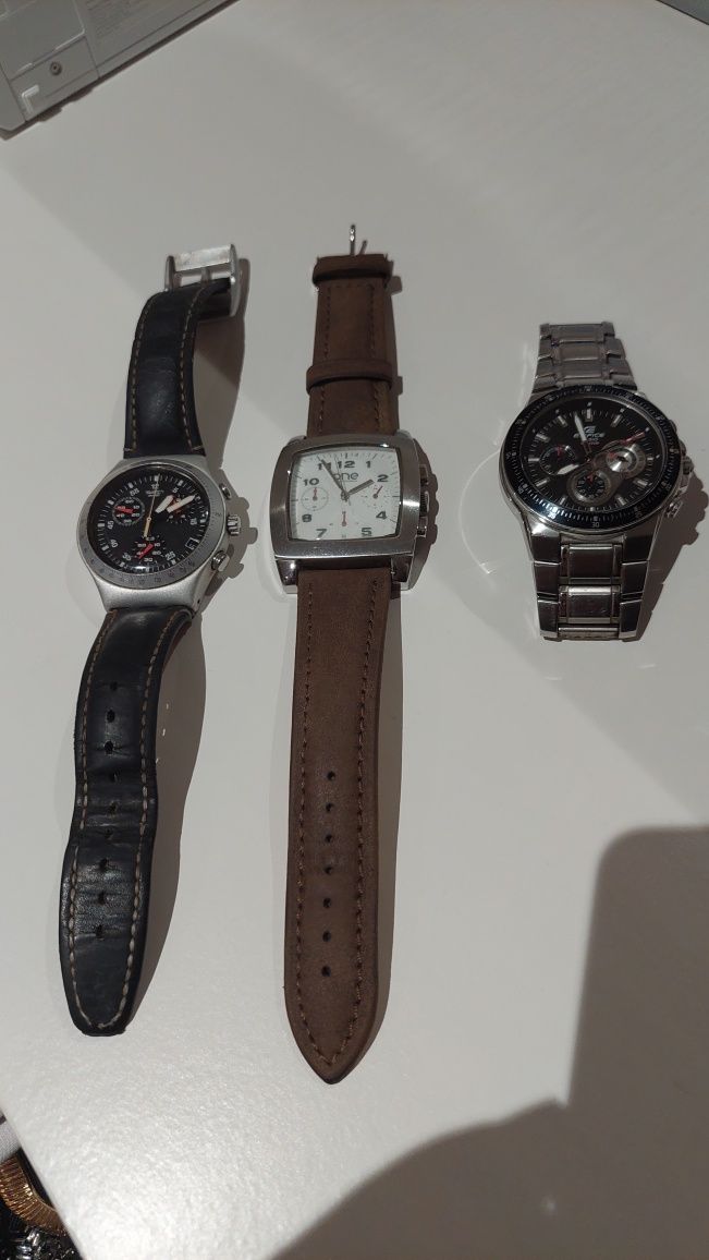 Relógios originais Casio, ONE, swatch