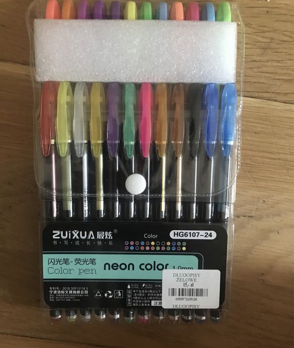 Zestaw długopisów żelowych 48tknsz