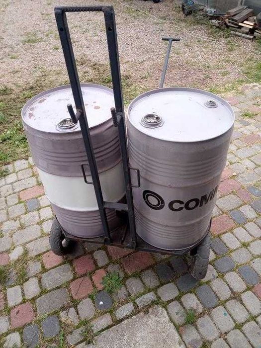 beczka beczki 60Lx2 wózek transportowy