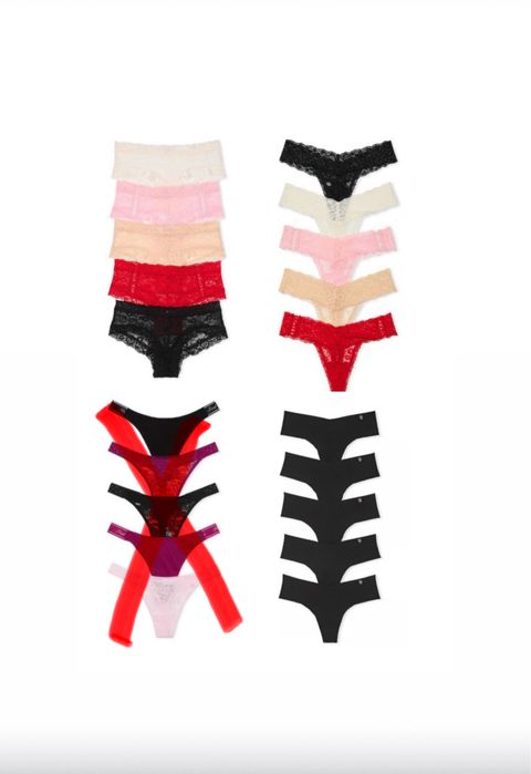 Набір трусиків мереживних безшовних Victoria’s Secret жіночих м л хл