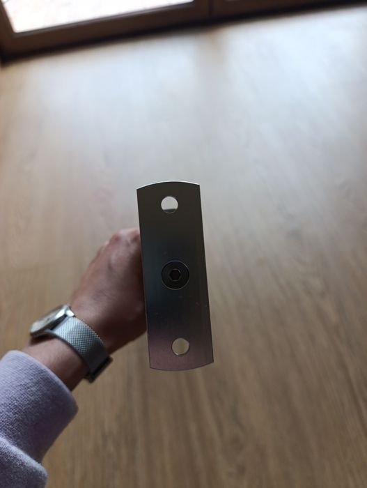 SanSwiss Wspornik pionowy do sufitu dla ścianki prysznicowej