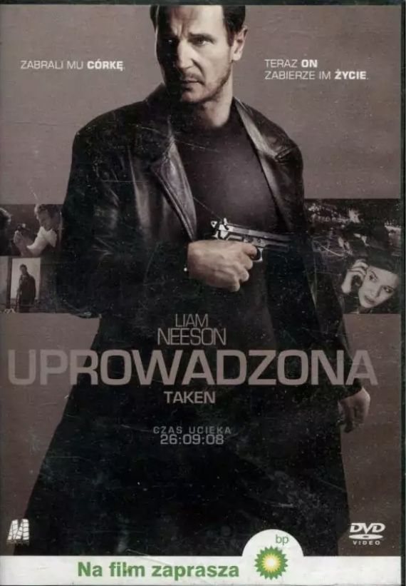 Uprowadzona Liam Nesson DVD