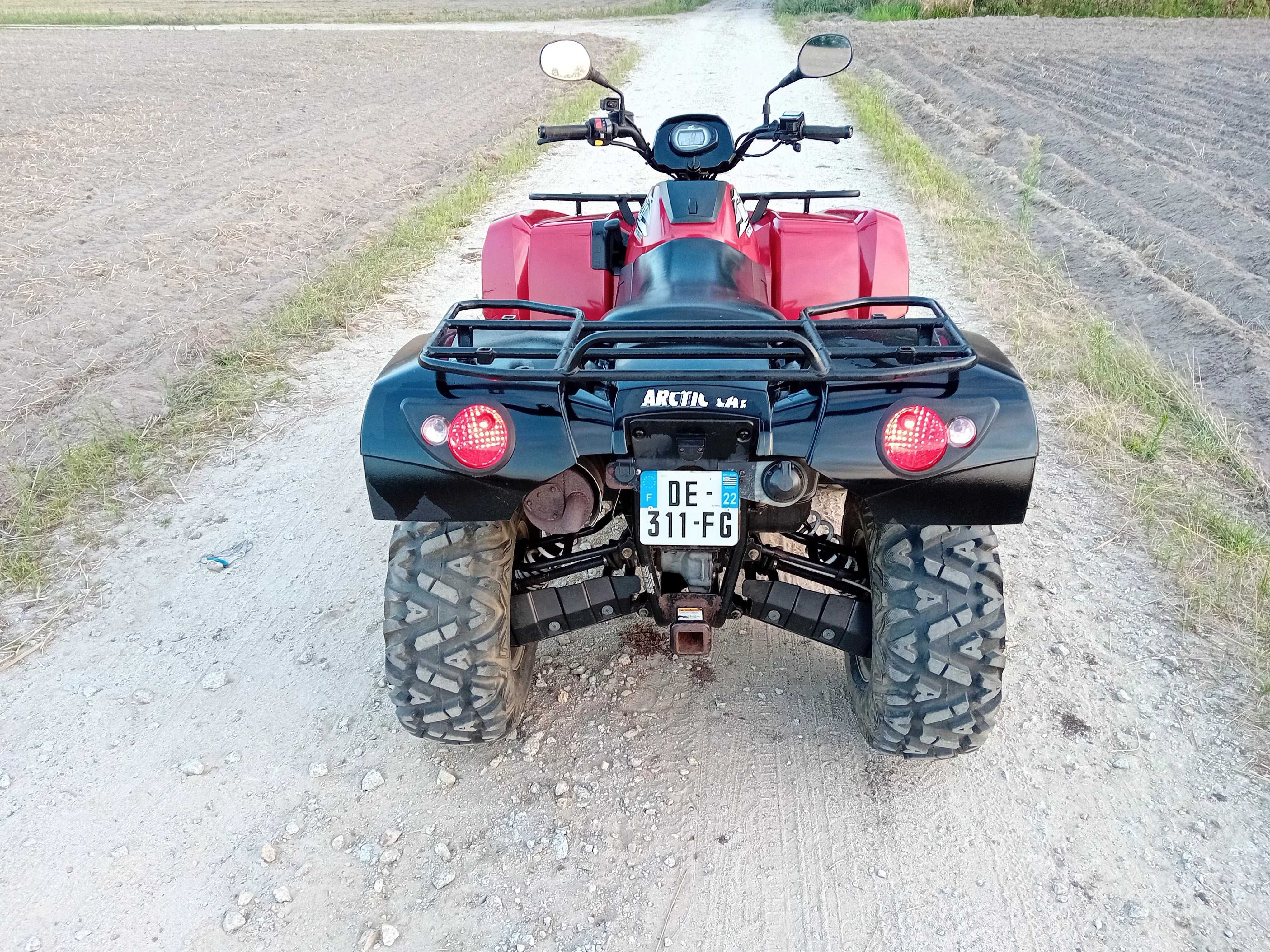 Quad arctic cat 550 homologacja wtrysk wspomaganie kierownicy