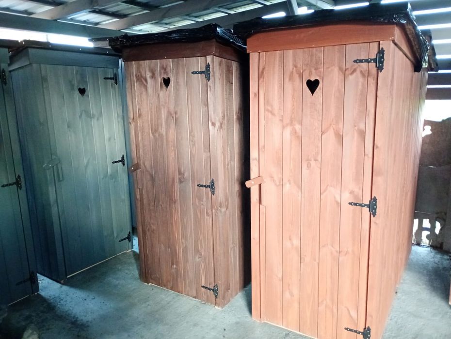 Wychodek wc toi toi drewniany transport gratis