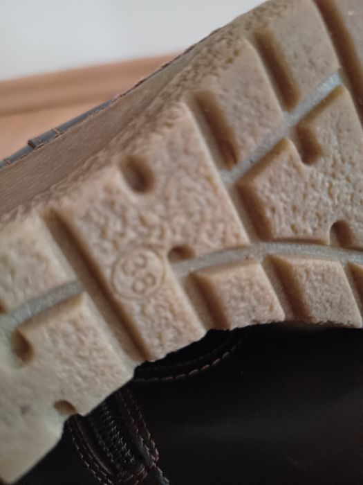 Kozaki botki, skóra naturalna, rozm. 38, ocieplone stan idealny