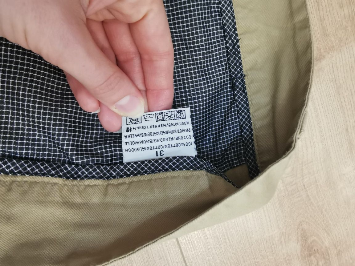 Beżowe spodnie męskie Kenzarro, rozmiar 31