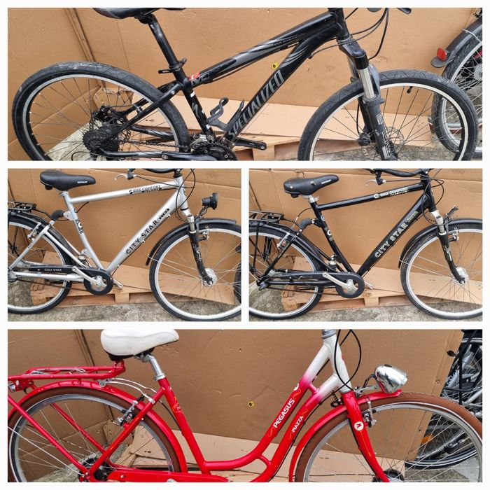 Велосипеди б.у опт гірські та дорожні/планетарні втулки дешево