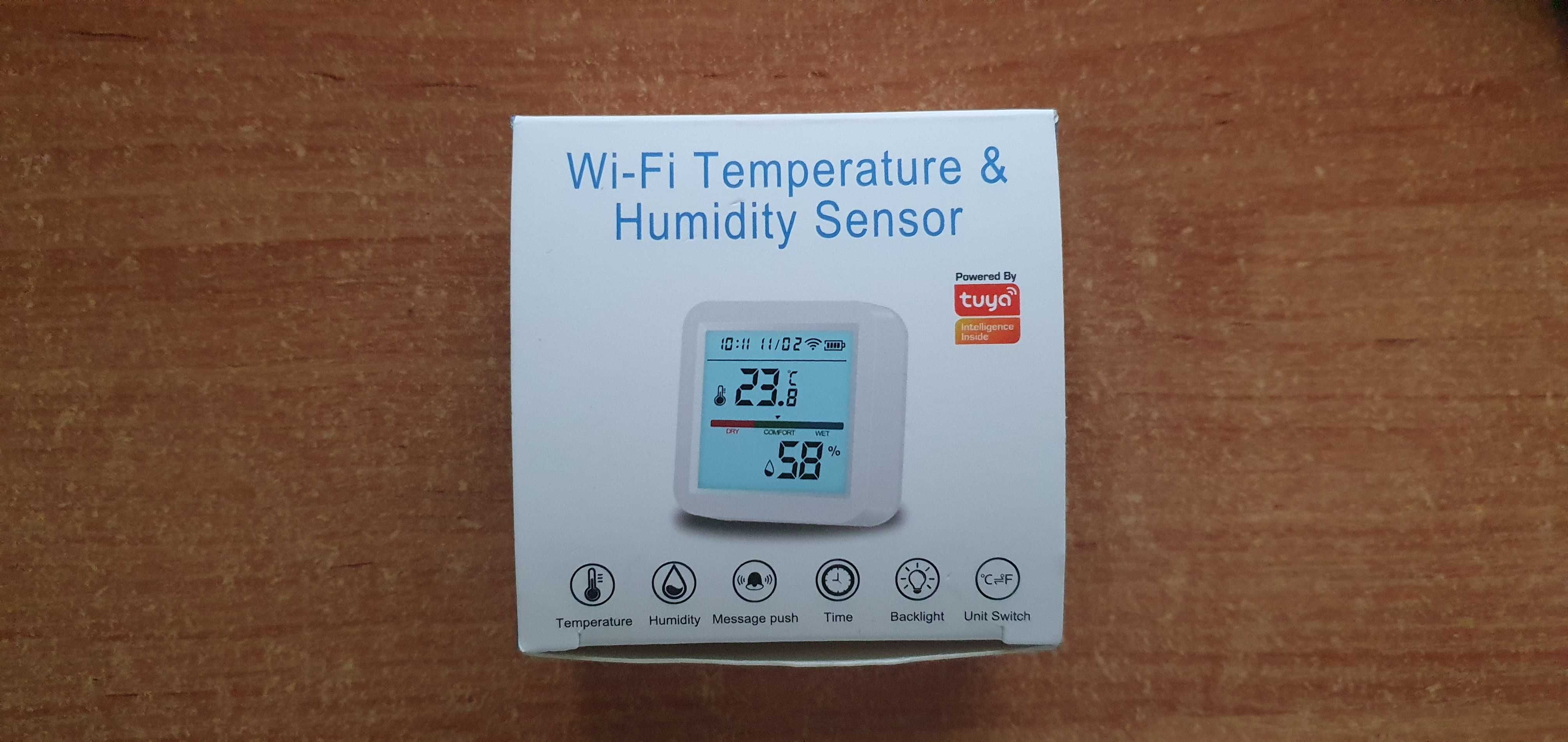Tuya czujnik wilgotności temperatury WiFi