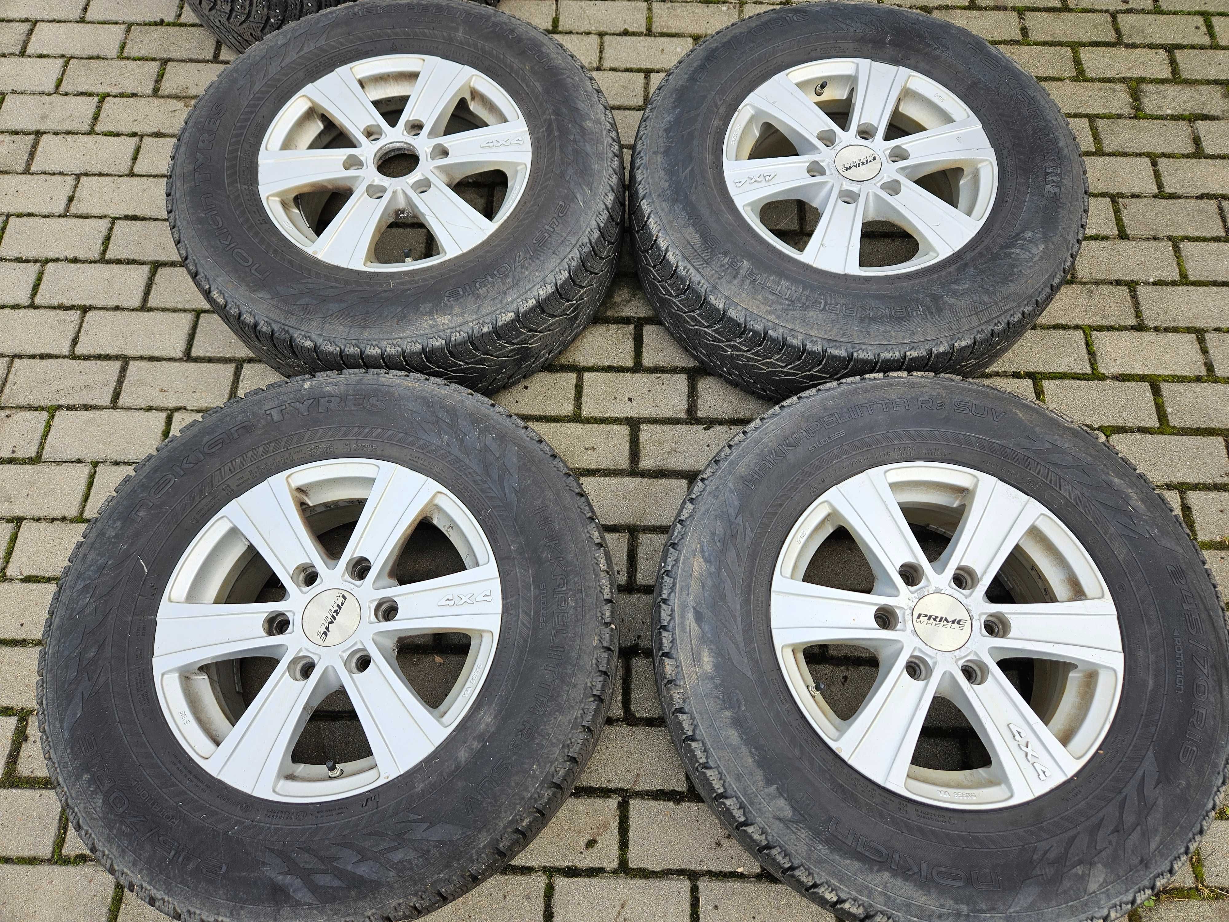Koła felgi opony zimowe 245/70/16 R16 6x120 Ford Ranger  K11
