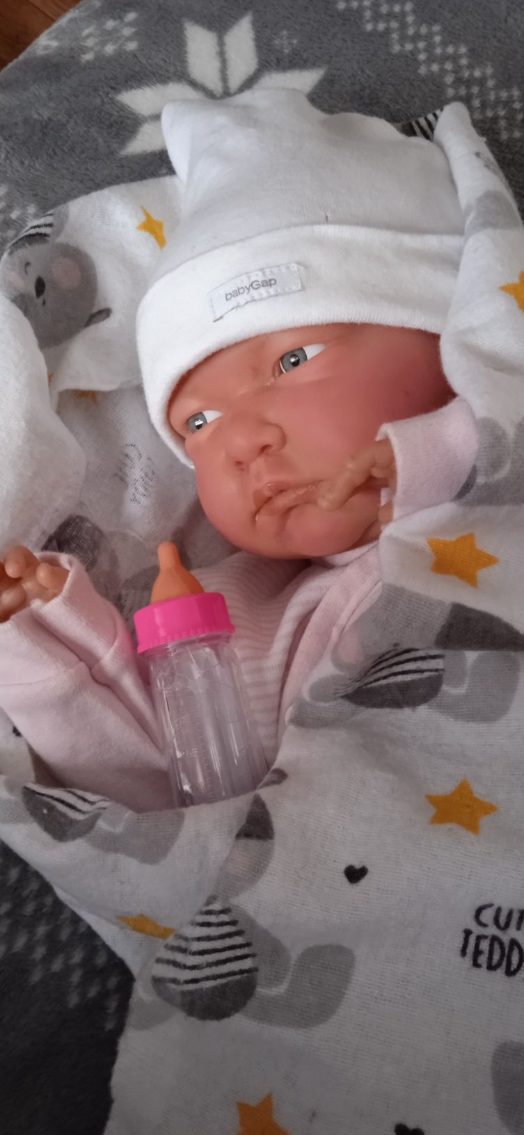 Okazja! Typ Reborn bobas noworodek śliczny . Interaktywna . Sygnowana.