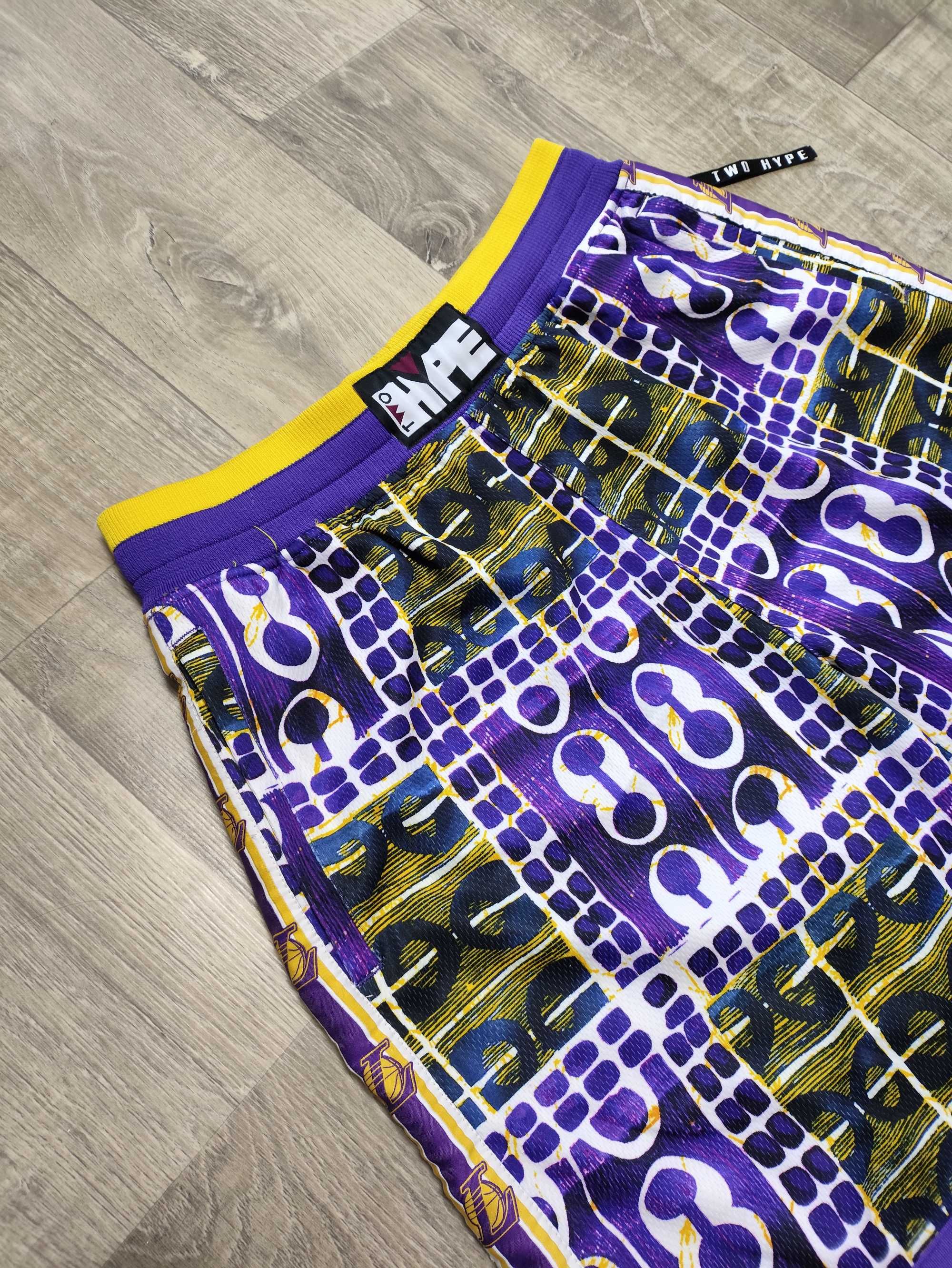 Шорти Two Hype Los Angeles Lakers Team Kente NBA Lab Shorts