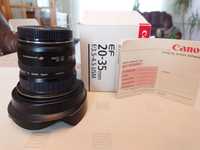 Obiektyw Canon EF 20-35 usm f 3.5-4.5 mało używany