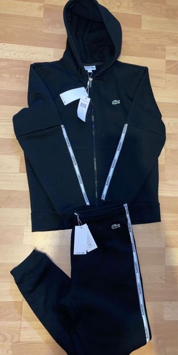 Fato de treino Lacoste azul escuro