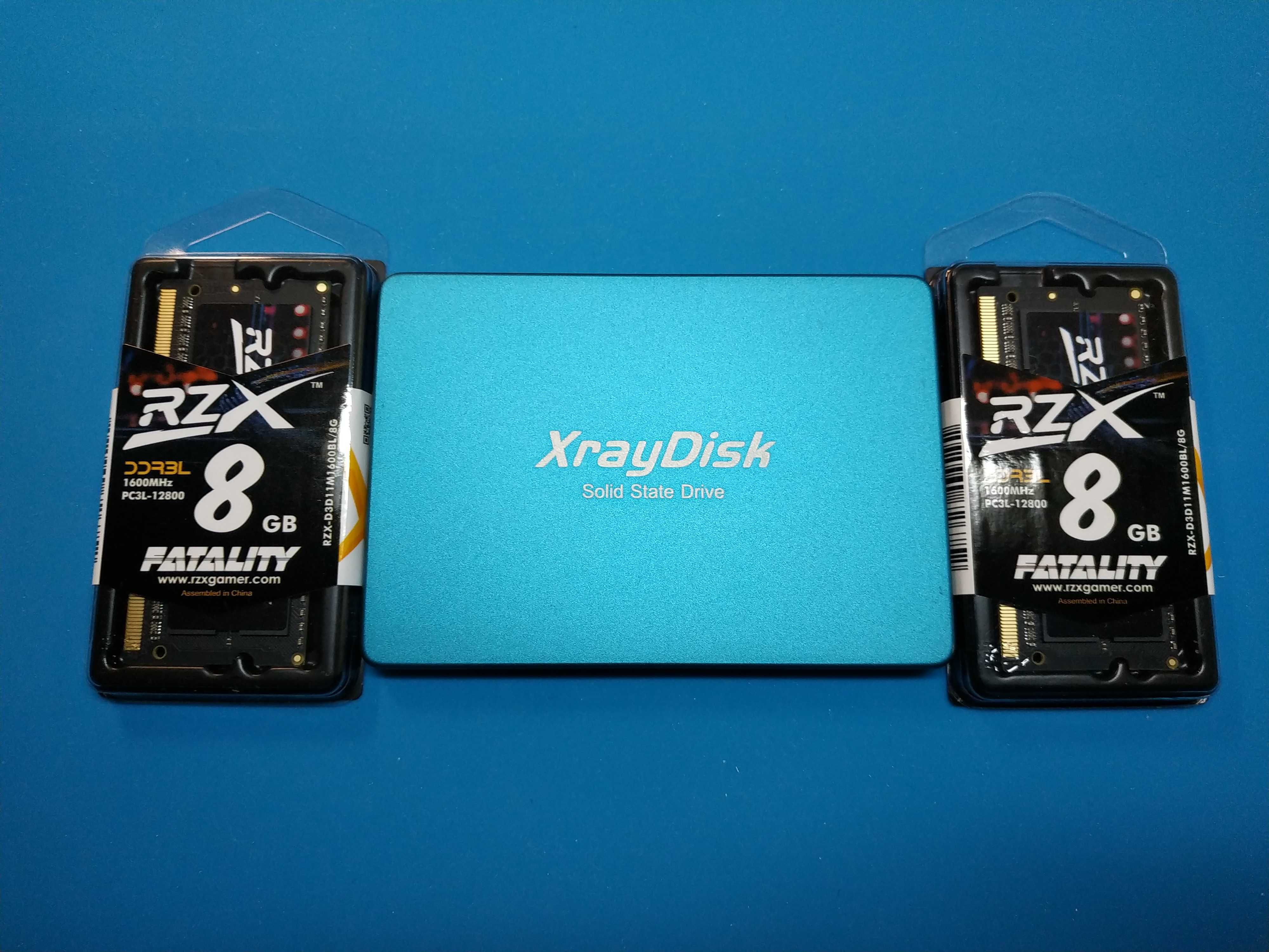 Комплект апгрейда ноутбука - моноблока (240Gb SSD + 16Gb DDR3L-1600)
