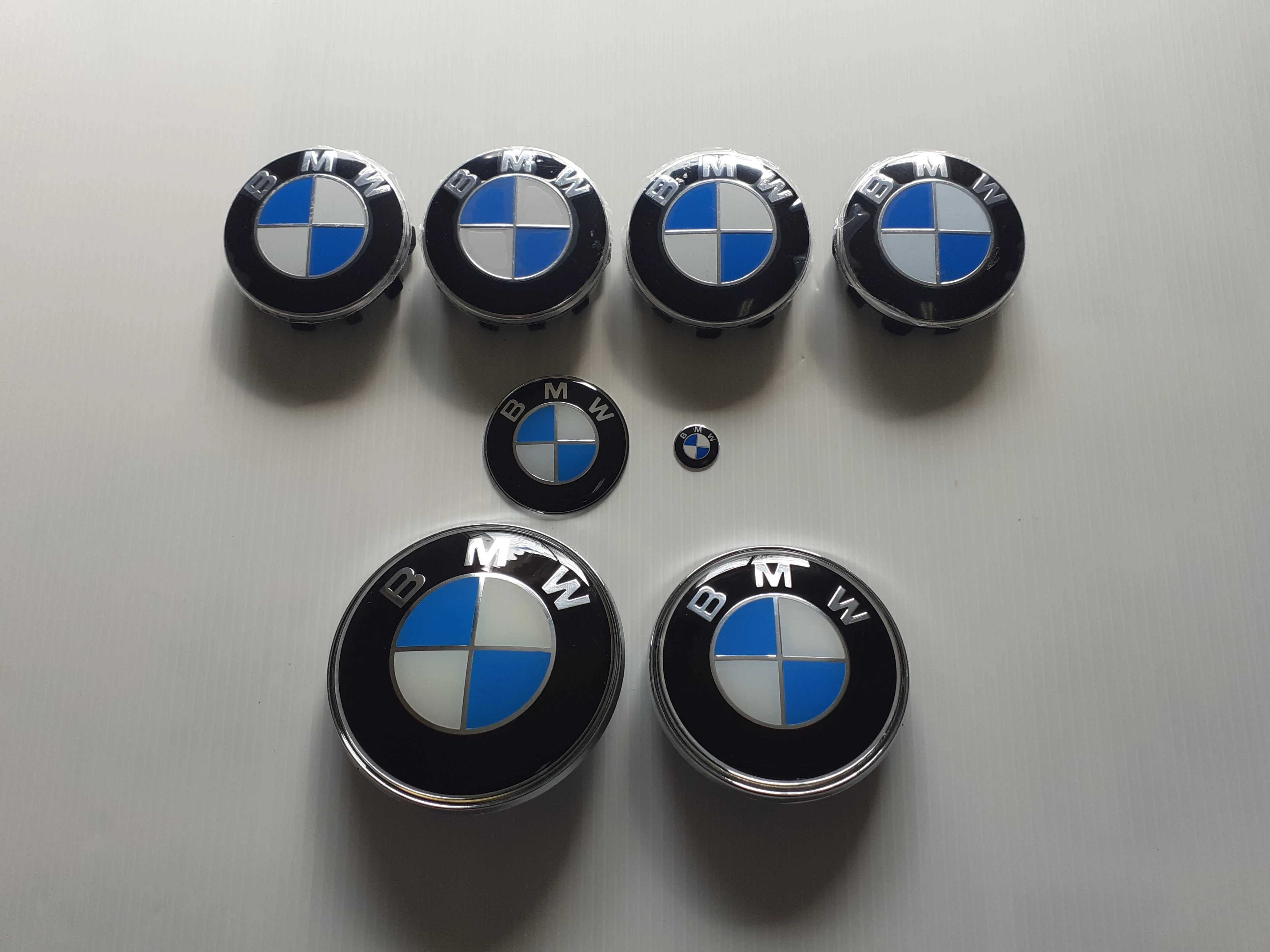 Conjunto de 7 emblemas/emblemas BMW