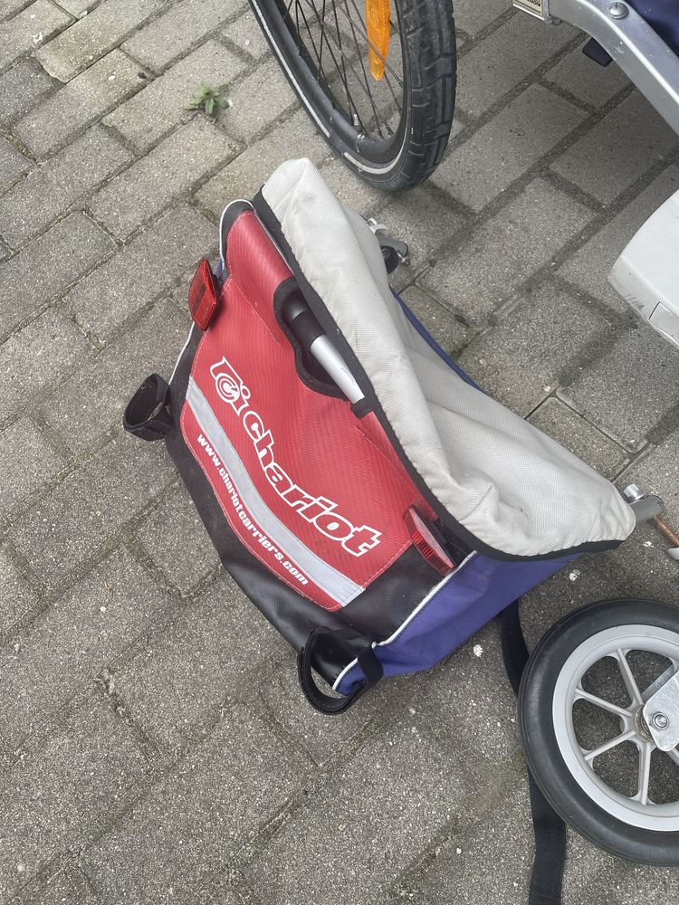 Chariot Thule cx1 przyczepka do roweru spacerów i biegania z hamulcem