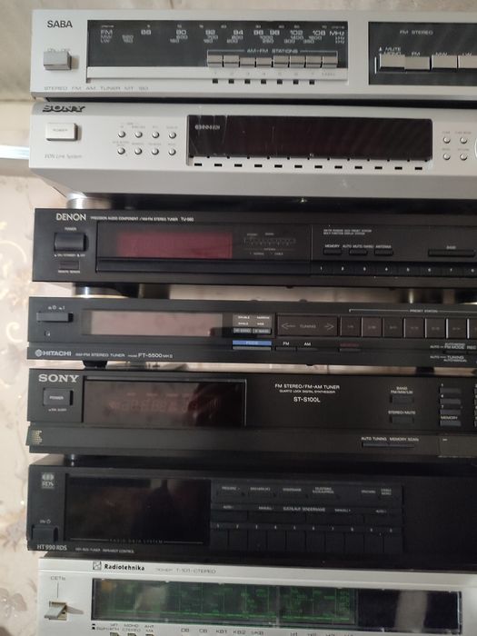Тюнер denon, айва, kenwood и другие.