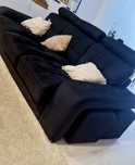 Sofa preto 3,5lugares
