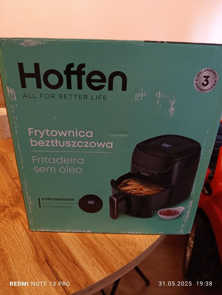 Frytkownica beztłuszczowa Hoffen 3.8l