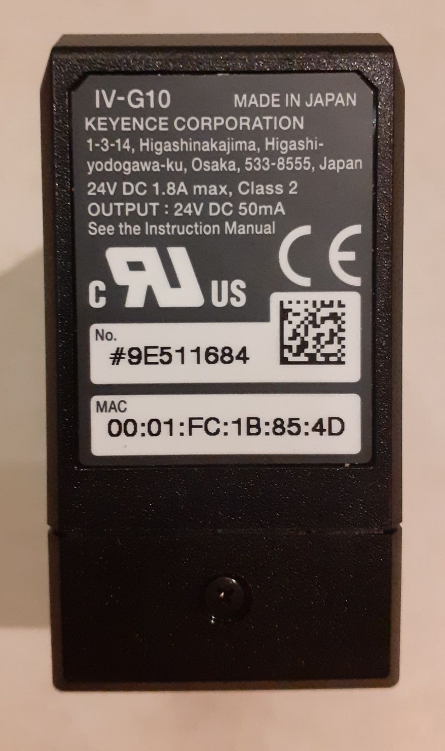 Wzmacniacz czujnika Keyence IV-G10