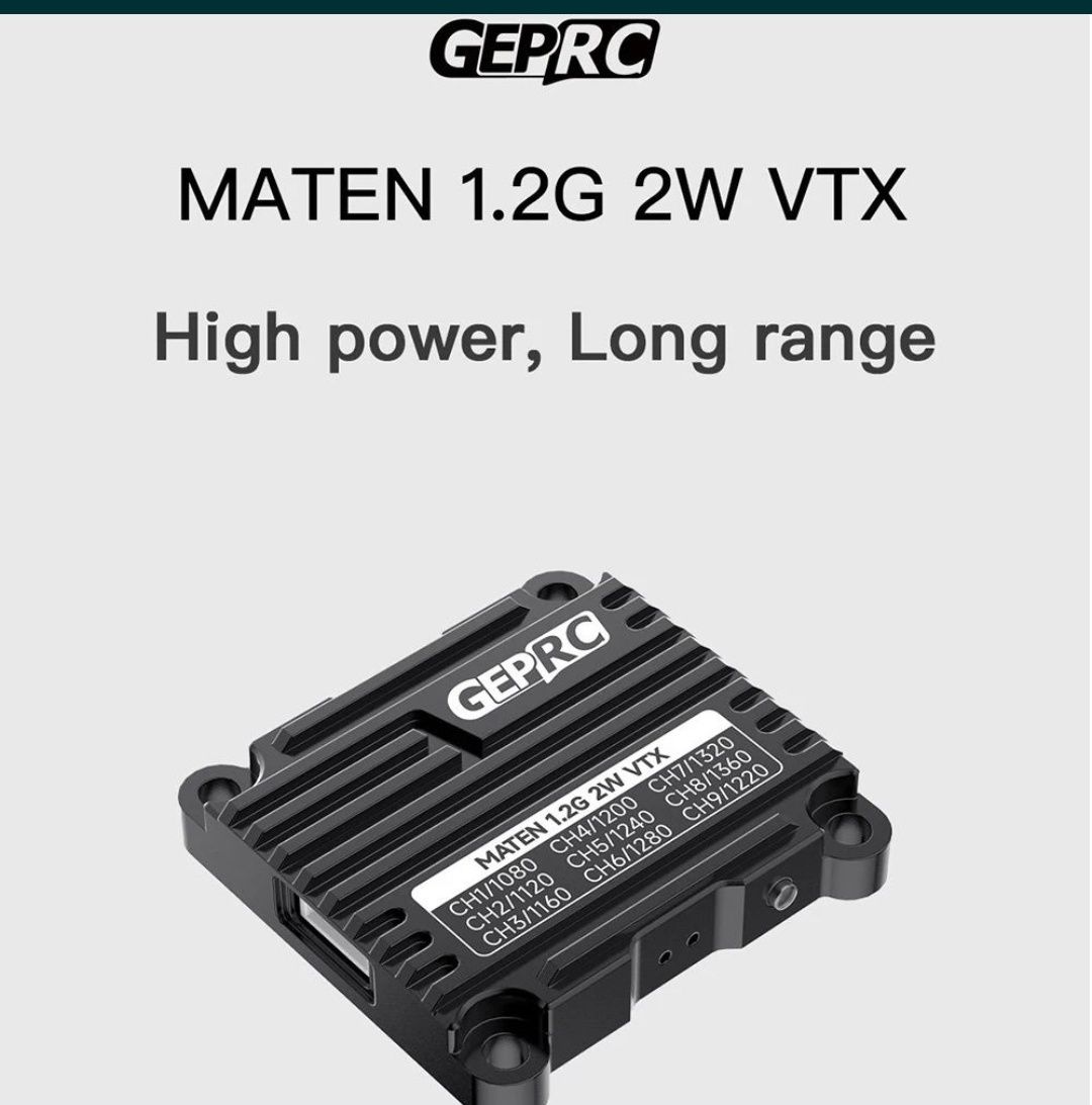 Відеопередавач GEPRC MATEN 1.2G 2W