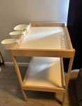 Stół do przewijania Ikea Singlar + kosz + organizery