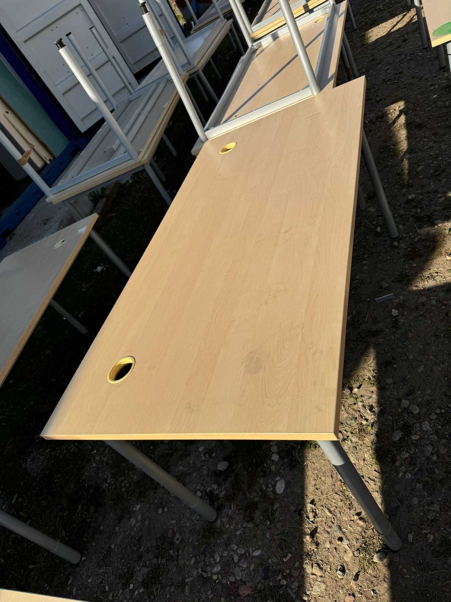 Biurko 160x80 BUK biurka stoły do  biur szkół  domu hostelu