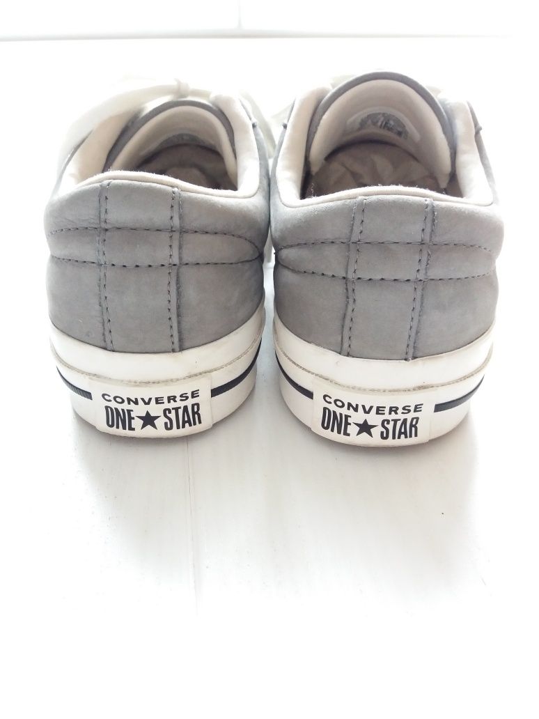 Buty converse one star NOWE ! Skórzane nubuk szare rozm. 37