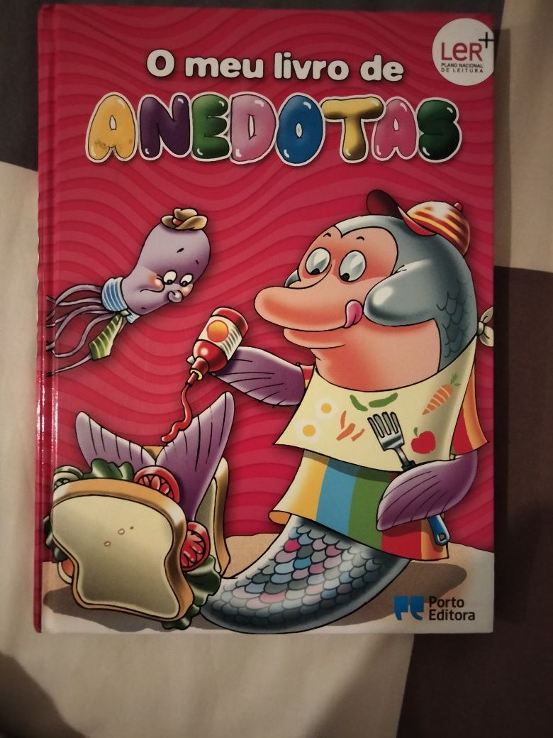 "O meu livro de anedotas" livro infantil