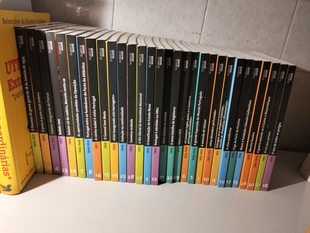 Colecção "Os anos de Salazar"- Colecção completa