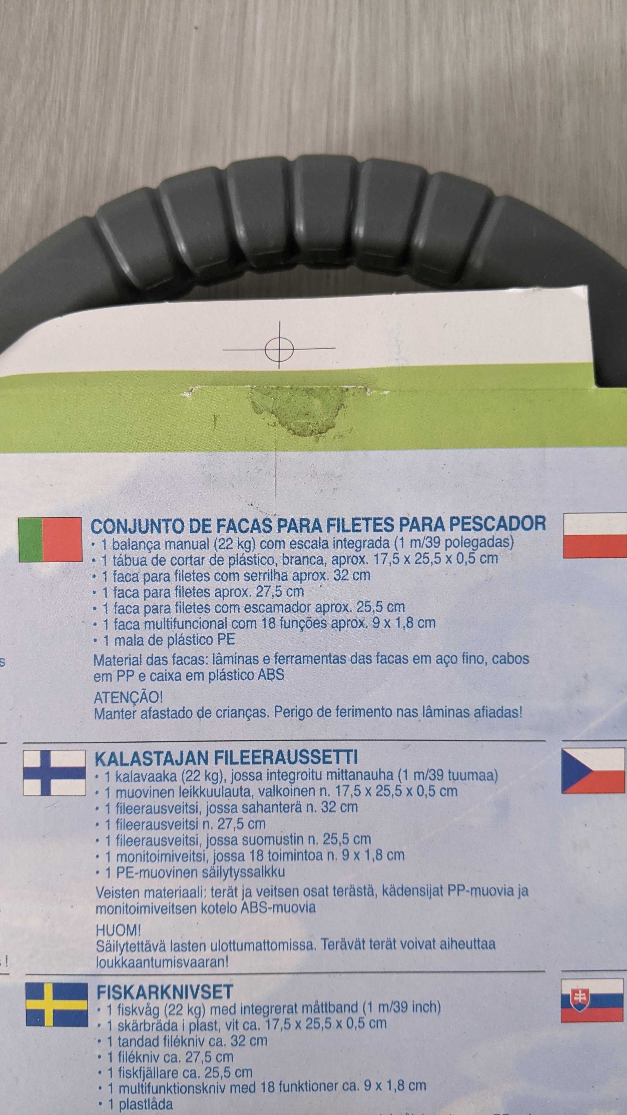 (Novo) Conjunto de facas de filetes para pescador