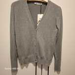 Sweter kardigan popielaty Zara L