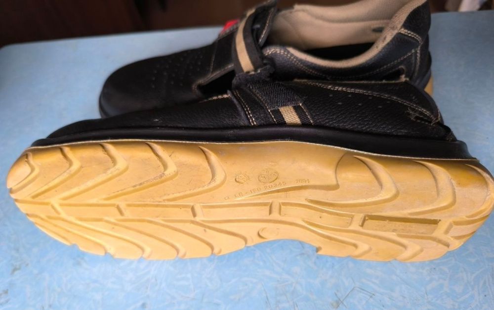 Сандалі робочі Ardon Prime sandal S1P натуральна шкіра чорні