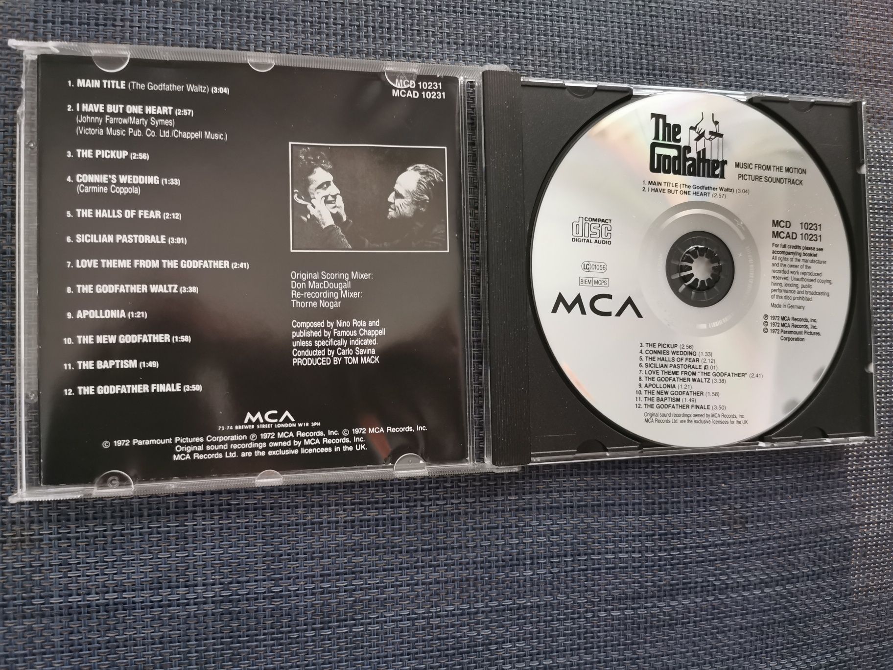 The Godfather - 1 x CD muzyka z filmu